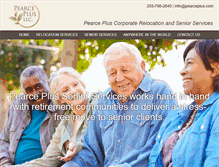 Tablet Screenshot of pearceplus.com